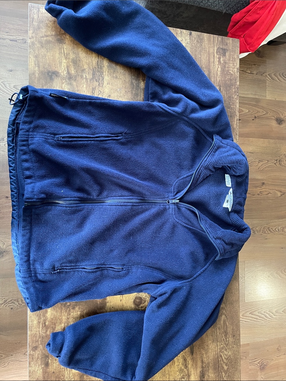 Columbia Navy Full-Zip Fleece Jacket